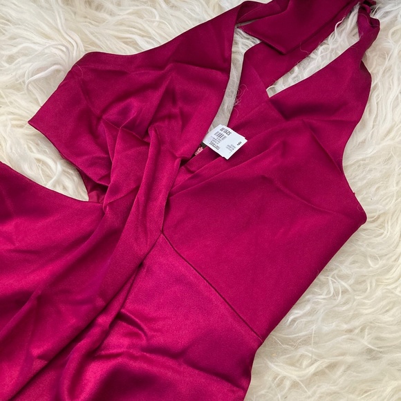 Halston Heritage Evening Gown Purple Dress - Picture 6 of 8